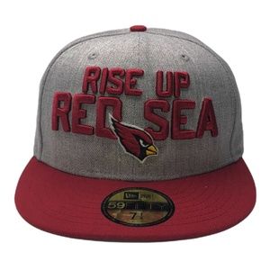Arizona Cardinals New Era 59FIFTY 2018 On Field Sideline Home Fitted Hat 7 1/4
